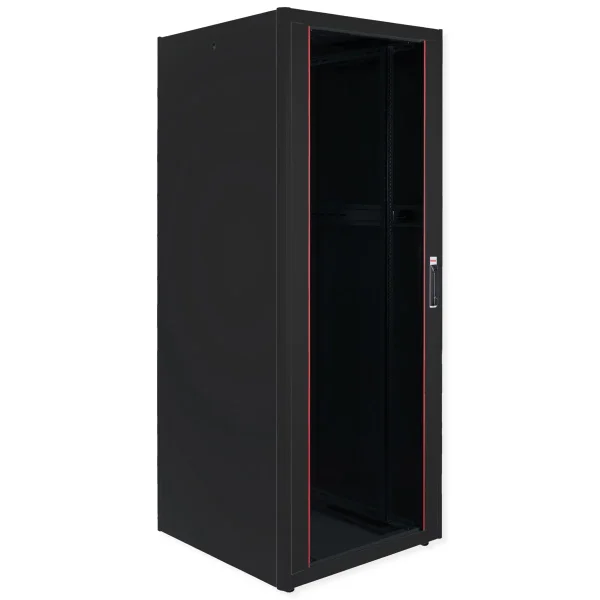 ROLINE 19-Zoll Netzwerkschrank Pro 42 HE, 800x800 BxT Glastür schwarz