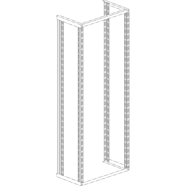 19"-Rasterholm 12HE, für 19" Racks