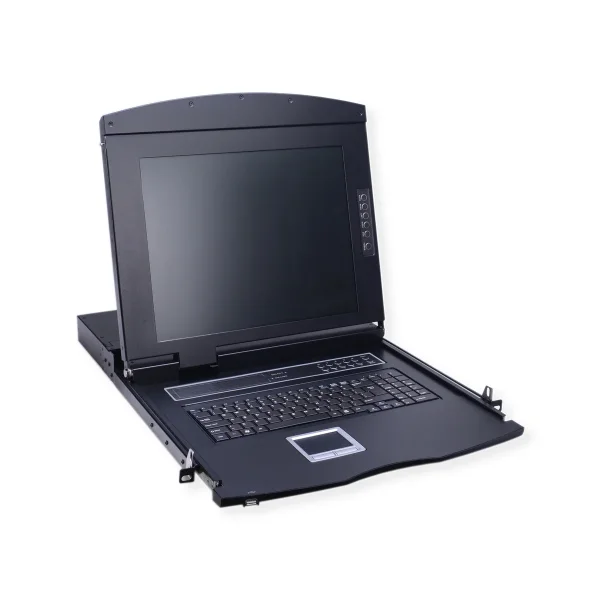 VALUE 19-Zoll-KVM-Konsole, 43 cm (17") TFT (16:9), VGA, USB, DE-Layout