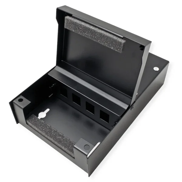 VALUE Wandgehäuse für 4x Keystones, schwarz