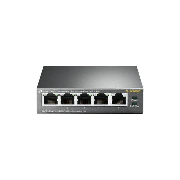 TP-Link TL-SF1005P Netzwerk-Switch Unmanaged Fast Ethernet (10/100) Power over Ethernet (PoE) Schwarz