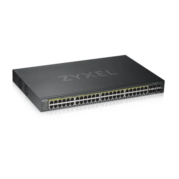 Zyxel GS1920-48HPV2 Managed Gigabit Ethernet (10/100/1000) Schwarz Power over Ethernet (PoE)