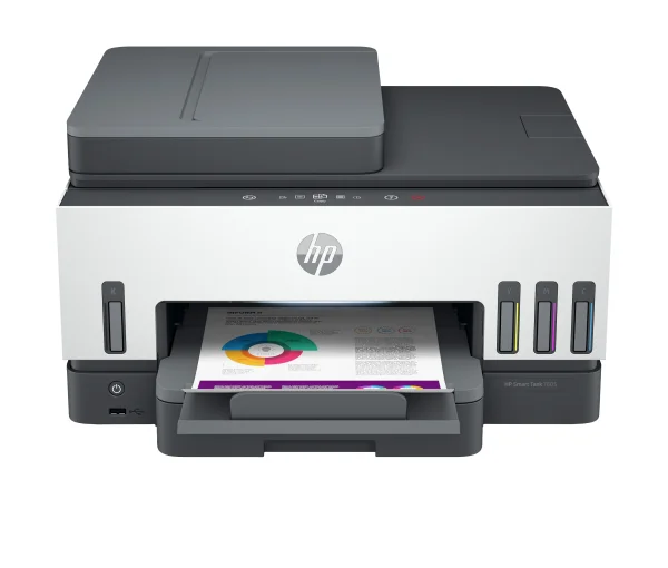 HP Smart Tank 7605 Wireless All-in-One Farbe Drucker, Beidseitiger Druck, Kopierer, Scanner