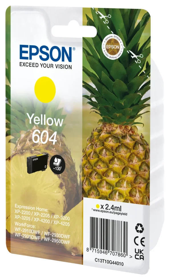 Epson 604 Druckerpatrone 1 Stück(e) Original Standardertrag Gelb