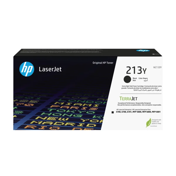 HP 213Y Schwarz Original LaserJet-Tonerkartusche mit sehr hoher Reichweite