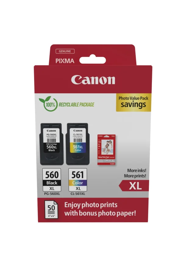 Canon CRG PG-560XL/CL-561XL Photo Value Pack