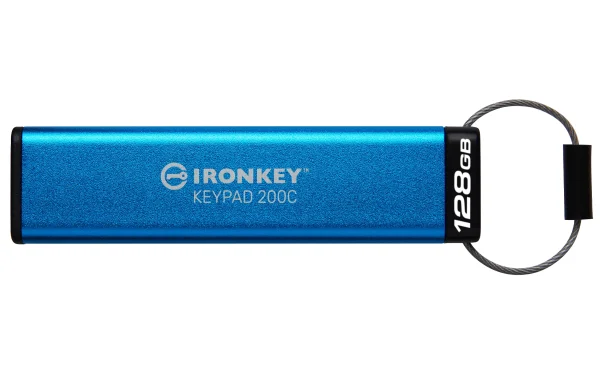Kingston Technology IronKey 128GB USB-C Keypad 200C, FIPS 140-3 Lvl 3 (ausstehend) AES-256