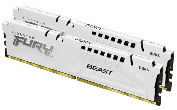 Kingston Technology FURY Beast 32GB 6000MT/s DDR5 CL36 DIMM (Kit of 2) White EXPO