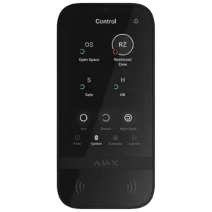 Ajax KeyPad TouchScreen Jeweller Schwarz