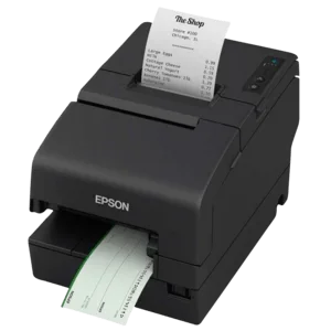 Epson TM-H6000VI, Cutter, USB, RS232, Ethernet, OPOS, schwarz