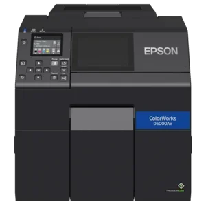 ColorWorks D6500 dye ink, Cutter, Disp., USB, Ethernet, schwarz