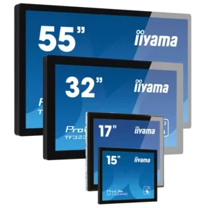 iiyama ProLite TF1633MSC-B1, 39,6cm (15,6''), Projected Capacitive, Full HD, USB, Kit (USB), schwarz