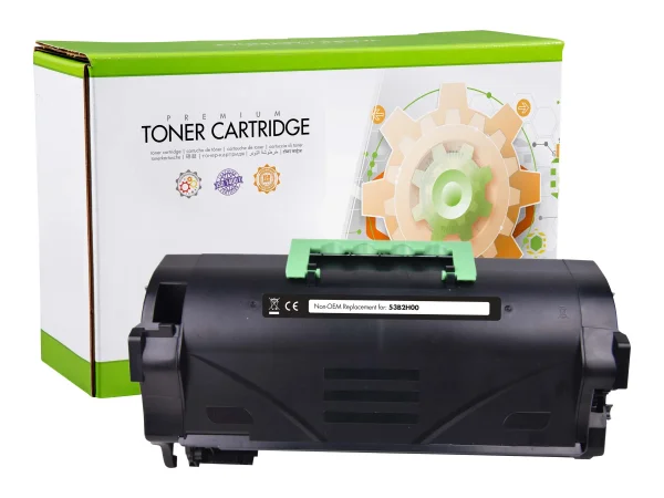 STATIC cartr Lexmark 53B2H00 blk comp