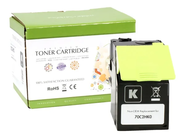 STATIC cartr Lexmark 70C2HK0 blk comp 4k