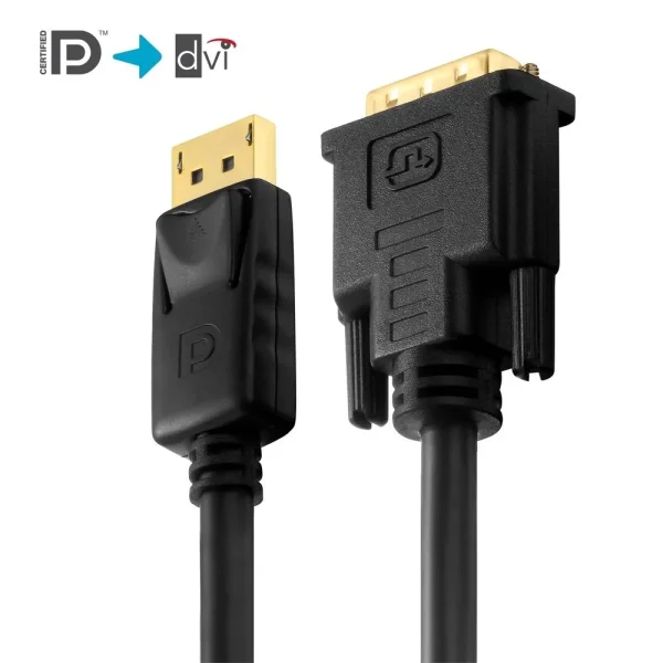Zertifiziertes aktives 2K DisplayPort/DVI-Kabel - 3,00 m