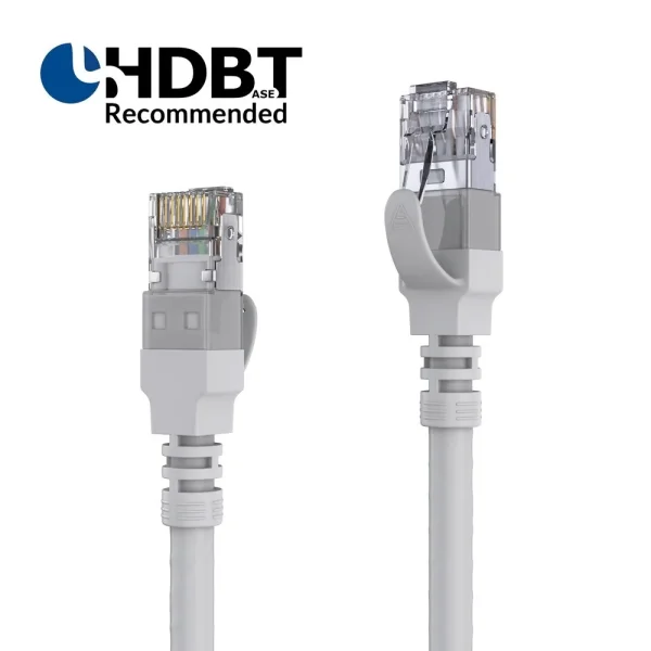 HDBaseT-zertifiziertes Cat.6a Patchkabel - 40.0m, grau