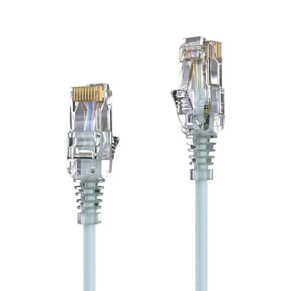 Premium Slim Cat.6 Patchkabel, RJ45, UTP, LSZH - 1.00m, grau