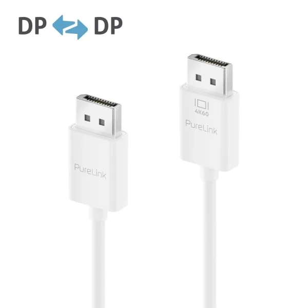 Premium 4K DisplayPort Kabel - 1.50m, weiß
