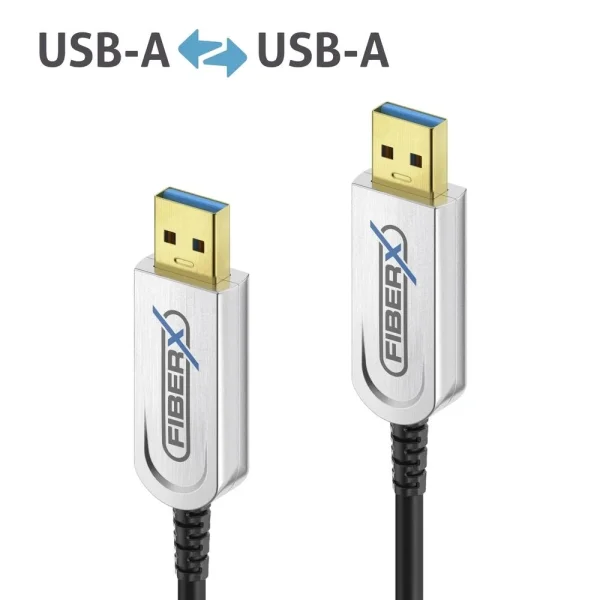 USB 3.2* USB-A AOC Glasfaserkabel - 50.00m