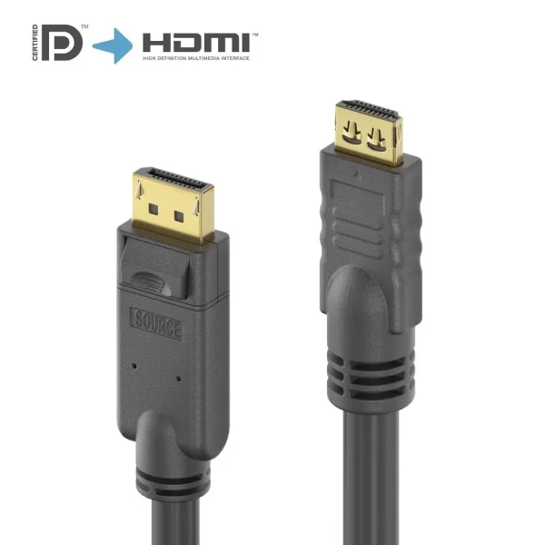 Aktives 4K DisplayPort/HDMI-Kabel - 3,00 m