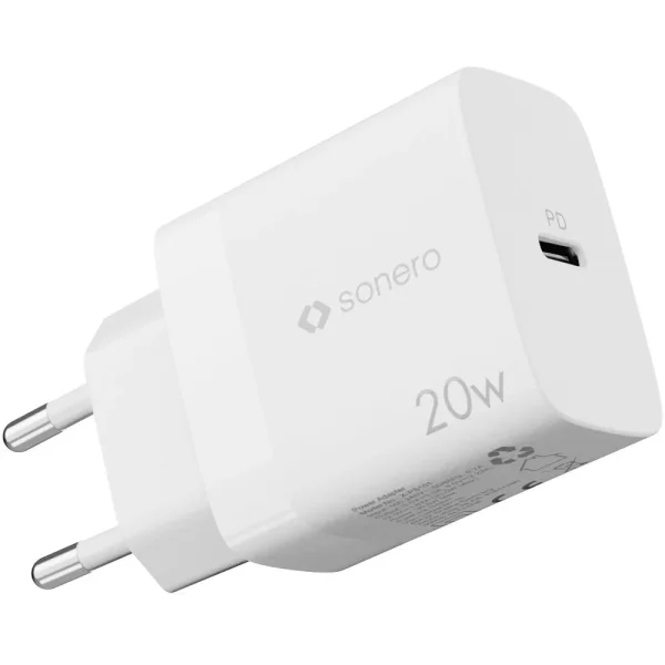 USB-C Ladegerät - 1 Anschluss - 20W PD - weiß