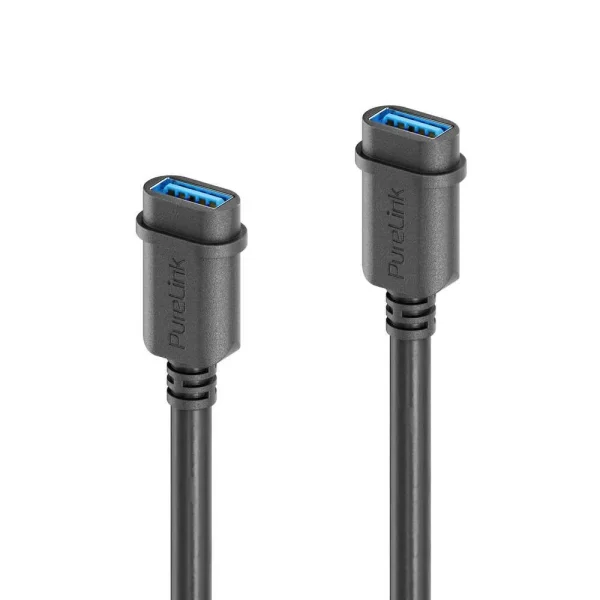 mediahub2 | ICS-kompatibles USB-A F/F-Pigtail-Kabel - 0.50m, schwarz