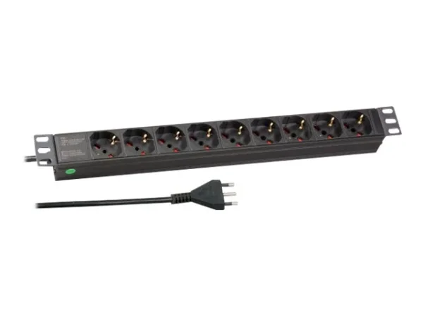EFB 48,26cm 1HE Steckdosenleiste 9 x IT