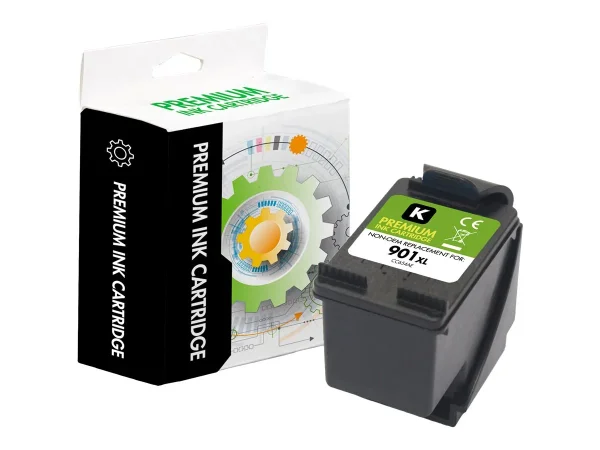 STATIC Ink cartr HP CC654AE blk reman