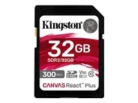 KINGSTON 32GB Canvas React Plus SDHC