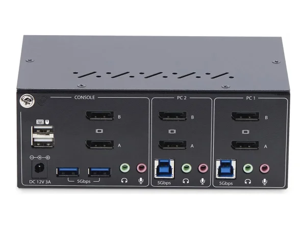 STARTECH KVM Switch Dual Monitor DP 4K