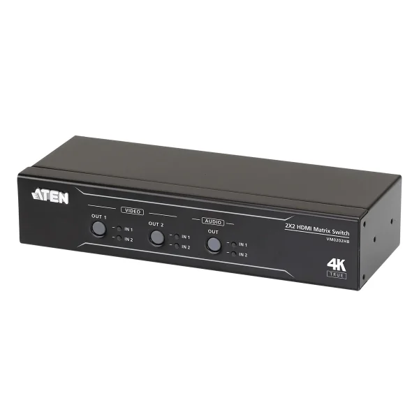 ATEN VM0202HB 2 x 2 True 4K HDMI Audio/Video Matrix Switch