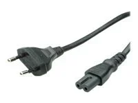 VALUE Netzkabel Euro-Flachstecker 1,8m