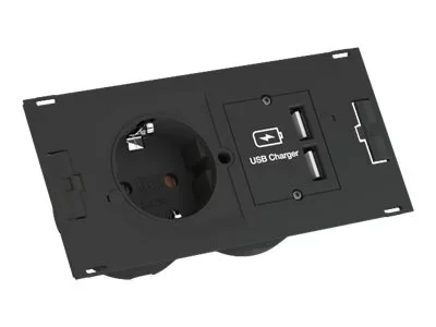 BACHMANN DUE Set 1xDUE CEE7/7+USB