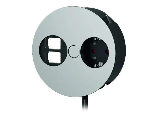 BACHMANN TWIST 1x Schutzkontakt 2x weiss