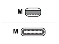 ROLINE USB C nach 8pin Lade/Synchro Kbl