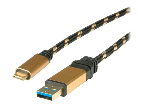 ROLINE GOLD USB 3.2 Gen 1 Kabel A-C 1m