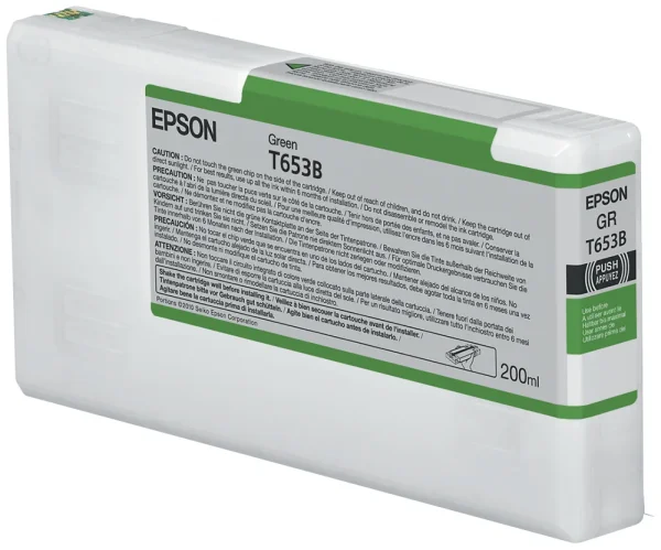 Epson T653B Green-Tintenpatrone (200 ml)