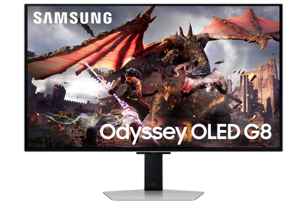 Samsung G80SD Computerbildschirm 81,3 cm (32") 3840 x 2160 Pixel 4K Ultra HD OLED Silber