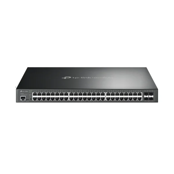 TP-Link Omada SG3452XP Netzwerk-Switch Managed L2+ Gigabit Ethernet (10/100/1000) Power over Ethernet (PoE) 1U Schwarz
