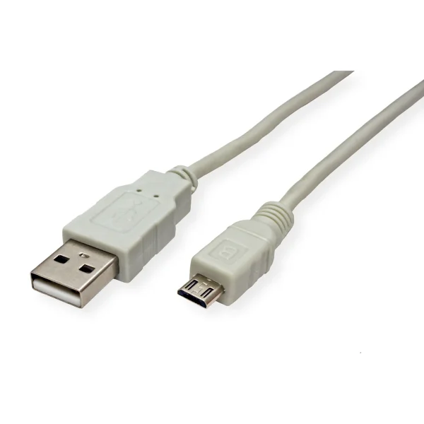 Standard USB 2.0 Kabel, USB A ST - Micro USB B ST, 1,8 M