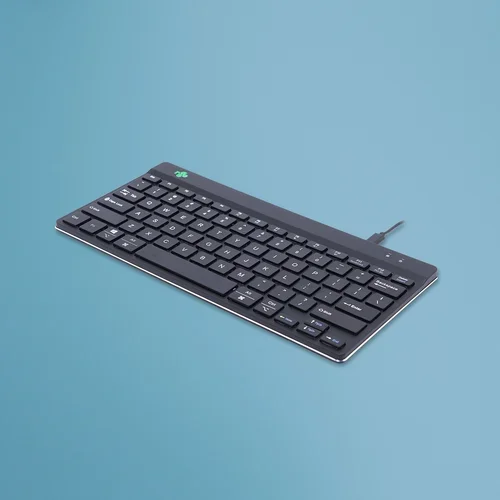 Compact Break Keyboard Qwerty US Black Wired