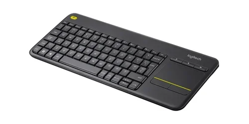 Wireless Touch Keyboard K400 UK Lay-Out Plus Black
