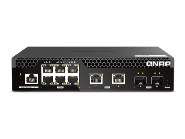 QNAP QSW-M2106R-2S2T 6port 2.5Gbps 10GbE