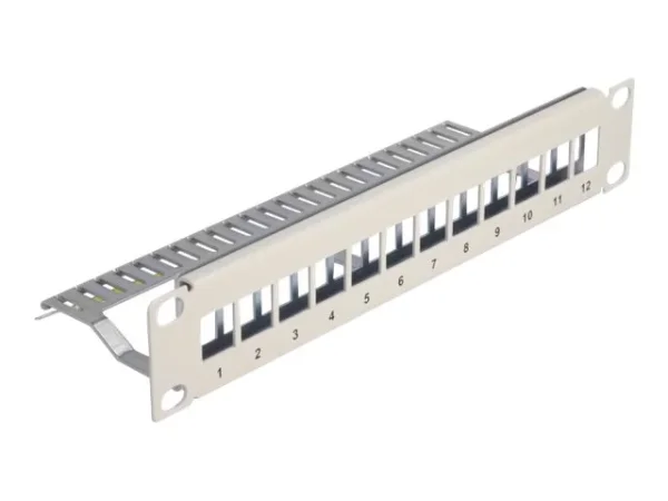 DELOCK 10 Keystone Patchpanel 12 Port