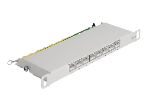 DELOCK 10 Patchpanel 8 Port Cat.6A 0,5HE
