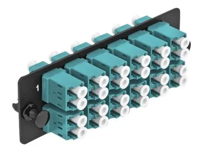 DELOCK LWL Adapter Panel LC 12 Port aqua