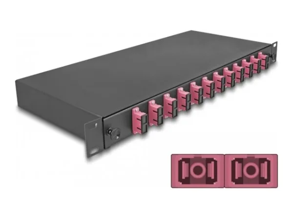 DELOCK 48,26cm LWL Spleissb 12xSC Duplex