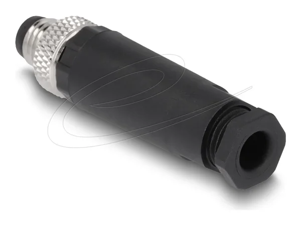 DELOCK M8 Steckverbinder A-kodiert 4Pin