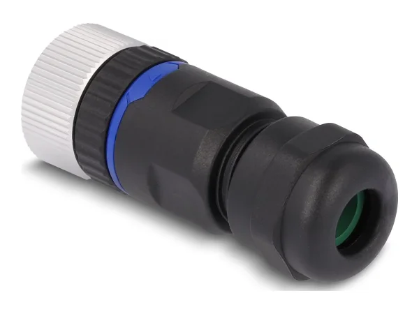 DELOCK M12 Steckverbinder A-kodiert 8Pin