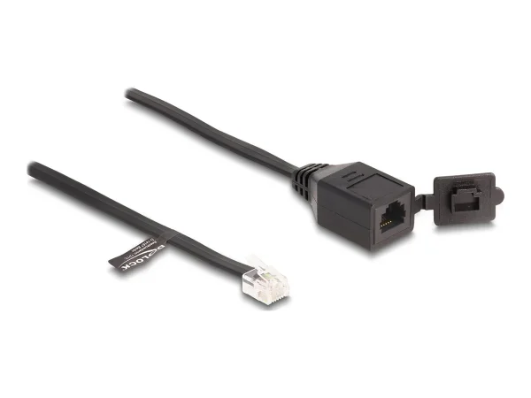DELOCK Kabel RJ12 Stecker zu RJ12 Buchse